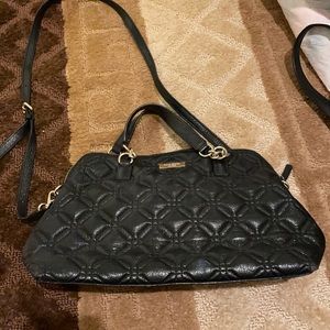 Black Leather Kate Spade Satchel